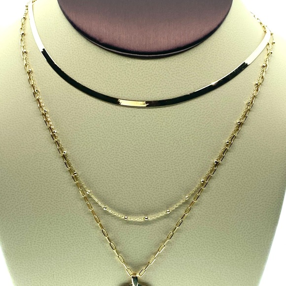 Jewelry 14kt Gold Paper Clip Heart Necklace Poshmark